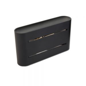 2xG9 Sieninis šviestuvas Juodas