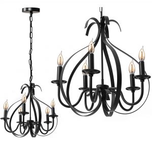 5 dalių E14 Pakabinamas šviestuvas