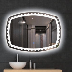 80x60cm Modernus LED veidrodis su LED apšvietimu
