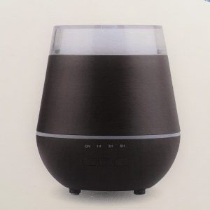 Eterinių aliejų garintuvas LED RGB juodas