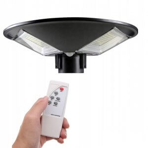 200W Gatvės šviestuvas su saulės baterija ir judesio davikliu IP65 5000K