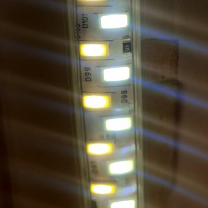 LED lauko juosta keičianti spalvas 14W/m, 220V, hermetinė