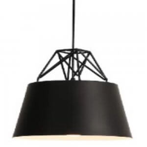 Pakabinamas šviestuvas juodas