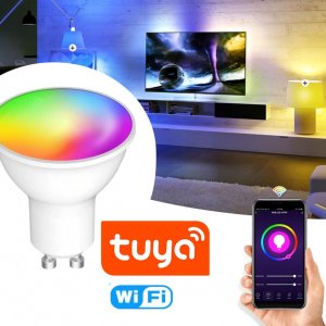 GU10 5W WIFI LED RGB+WW/CW lemputė