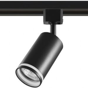 GU10 55mm Akcentinis šviestuvas Montuojamas į bėgelį JUODAS