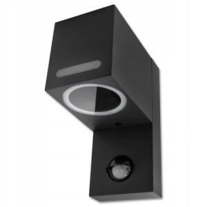 GU10 IP44 šviestuvas su PIR judesio davikliu