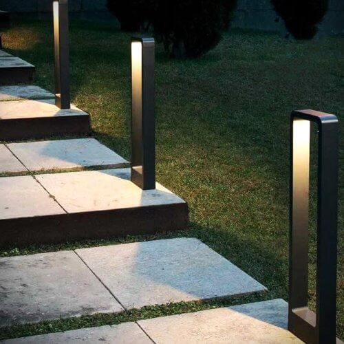 7W 4000K 80cm LED lauko šviestuvas pastatomas