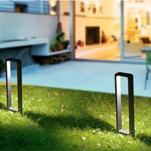 7W 4000K 80cm LED lauko šviestuvas pastatomas