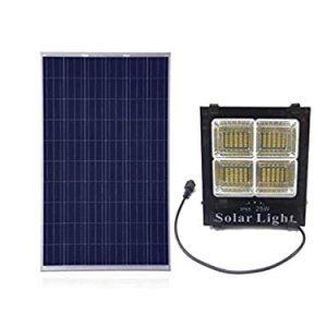 200W IP66 LED prožektorius su saulės baterija