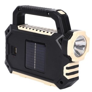 Nešiojamas įkraunamas LED prožektorius su saulės baterija