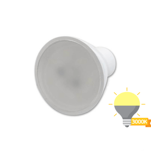 6W GU10 LED lemputė – Šilta balta šviesa