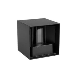 G9 IP44 reguliuojamas sieninis šviestuvas juodos spalvos