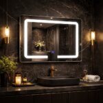 LED Veidrodis 80x60cm