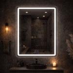LED Veidrodis 60x80cm su anti-rasojimo funkcija