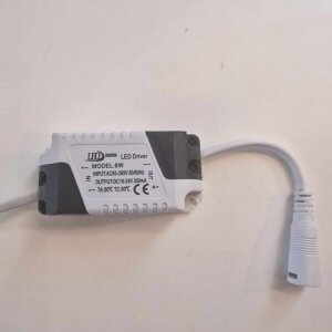 6W Maitinimo šaltinis LED panelėms