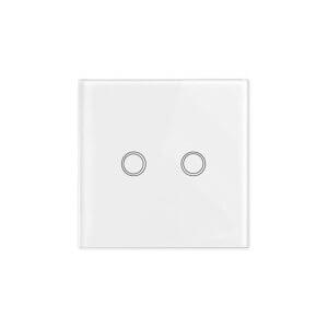 Dvigubas sensorinis jungtukas baltas 230V