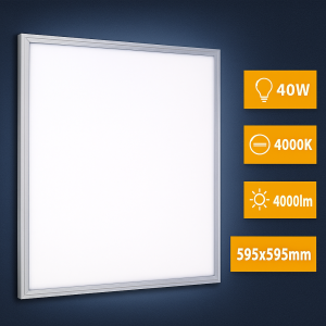 LED panelė 40W 4000K – natūrali šviesa