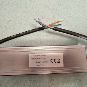 Maitinimo šaltinis 100W 24V 4.5A Slim IP67