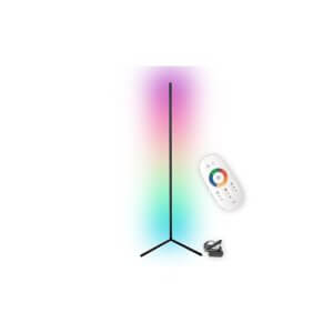 RGB LED toršeras 20W 140cm juodas
