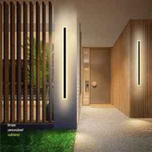 24W 800mm LED sieninis šviestuvas Juodas 3000K IP65