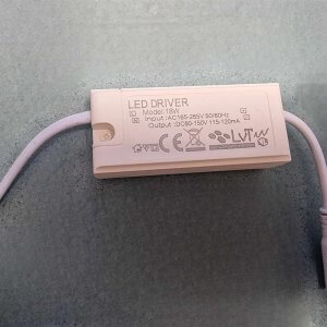 18W Maitinimo šaltinis LED panelėms