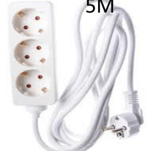 3 lizdų prailgintuvas 5 M 3000W