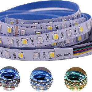 24V RGB 12W/m SMD5050 Premium LED juosta IP65 60diodų/m