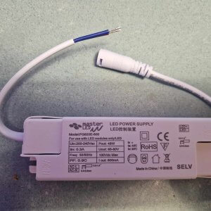 60-80V 48W 600mA Maitinimo šaltinis LED panelėms