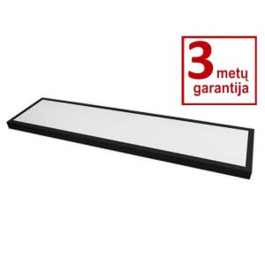 60W 4500K 300*1200*38mm Juoda LED panelė virštinkinė natūrali šviesa