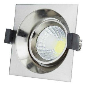 8W 4500K LED COB INOX įleidžiamas šviestuvas