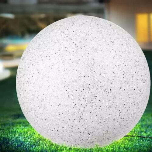 LED sodo lempa su akmens efektu IP65 sodo lempa kamuolys su akmens imitacija