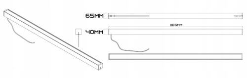 LED linijinis šviestuvas 4000K