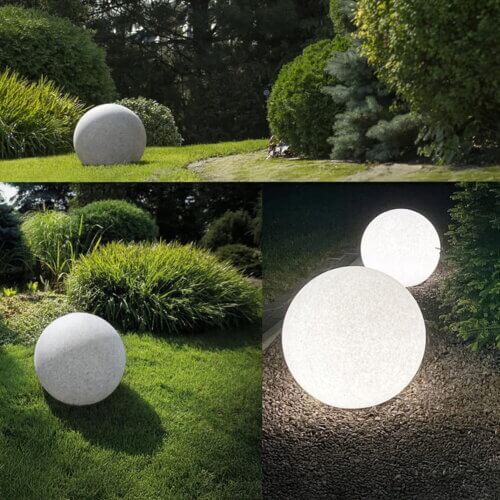 lauko šviestuvas akmens imitacija E27