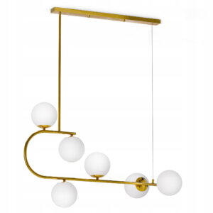 E27 6 dalių pakabinamas šviestuvas