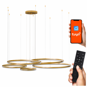 408W CCT LED pakabinamas šviestuvas su nuotoliniu valdymu