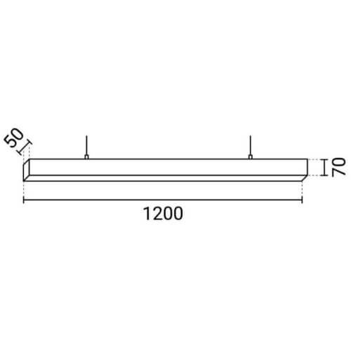 LED linijinis šviestuvas 40W