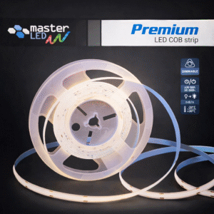 PREMIUM COB 24V 4000K 10W/m LED juosta IP65