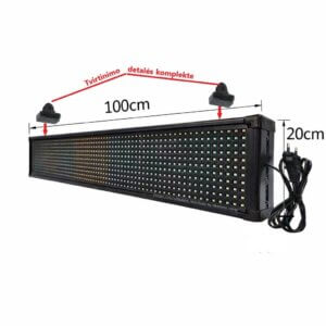 100×20cm LED švieslentė - RGB Full Color