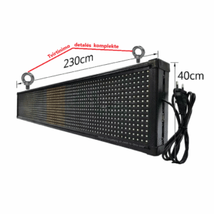 230×40cm LED švieslentė - RGB Full Color