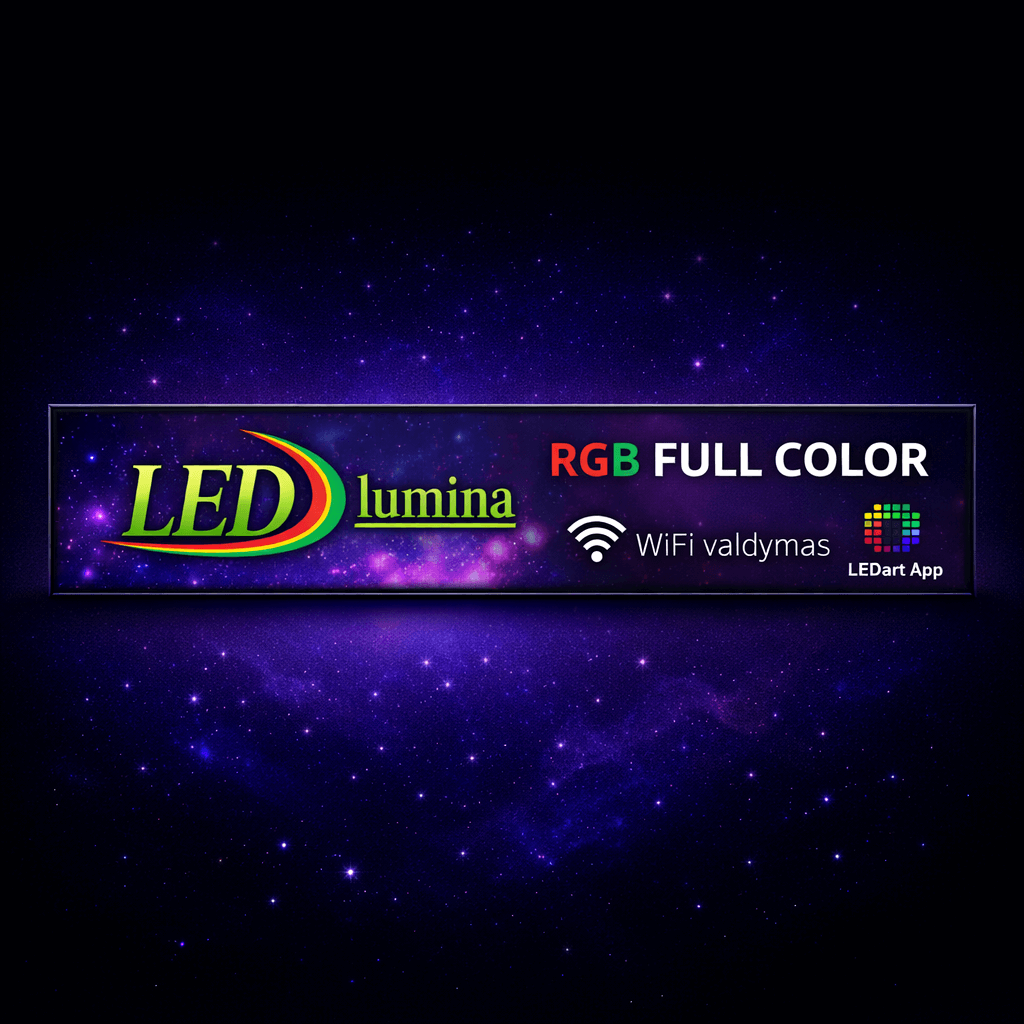 230×40cm LED švieslentė – RGB Full Color