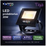 20W 4500K IP65 LED lauko prožektorius