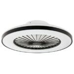 36W LED šviestuvas-ventiliatorius 3000K-6000K juodas